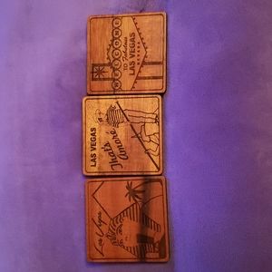 Las Vegas Hawaii Koa Coasters
